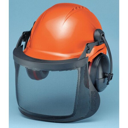 Delta Plus Safety Helmet System, Orange CU-25-V