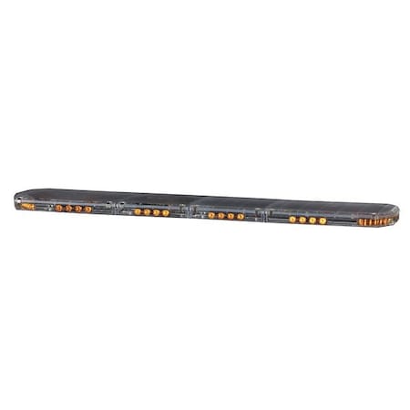 Code 3 Lightbar, LED, Halogen, Amber, Perm, 28 In 21TR5812