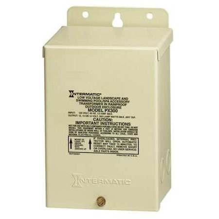 INTERMATIC Transformer, NEMA 3R, 12/13/14V AC, 120V AC PX300