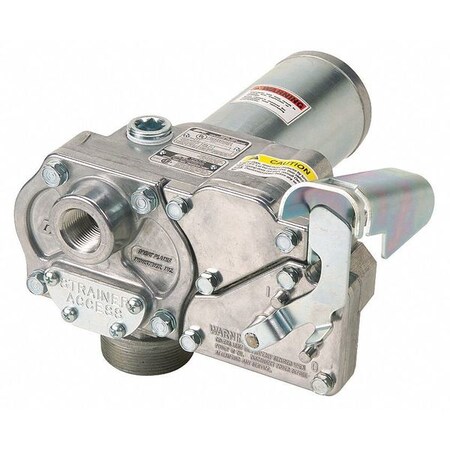 Gpi Fuel Transfer Pump, 12VDC, 15 Max. Flow Rate , 1/5 HP, Cast Aluminum, 1" FNPT Inlet M-150S-E