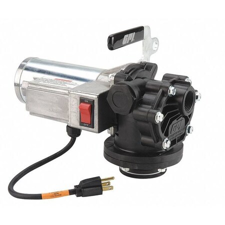 Gpi Drum Pump, 12VDC, 1/4 HP P-120-DEF-2TC-PO