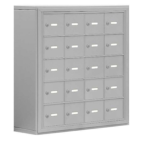 Salsbury Industries 30 1/2 in 31 in H, (4) Wide, (20) Openings 19058-20ASK