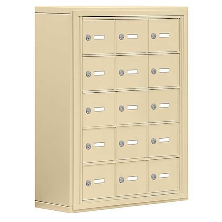 Salsbury Industries Cell Phone Locker, 6 1/2 In W, 8 In D 19058-15SSK