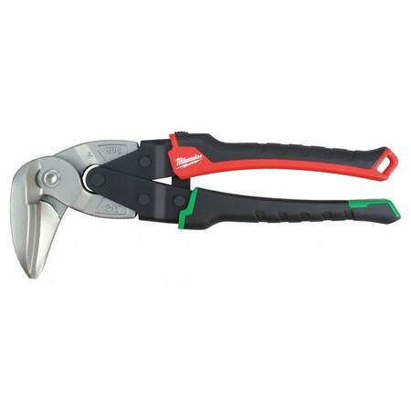 Milwaukee Tool Upright Snip, Right, 9-1/2", Forged Alloy Steel, Chrome-Alloy Finish 48-22-4021