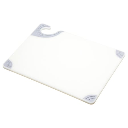 San Jamar Cutting Board, White, 12 x 9 In. CBG912WH