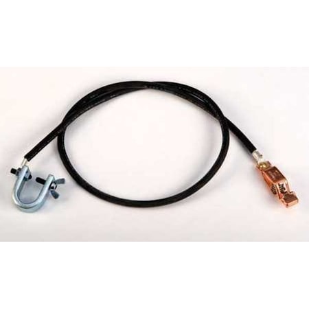 Zoro Select Ground Wire with C-Clamp and Clip P 08505