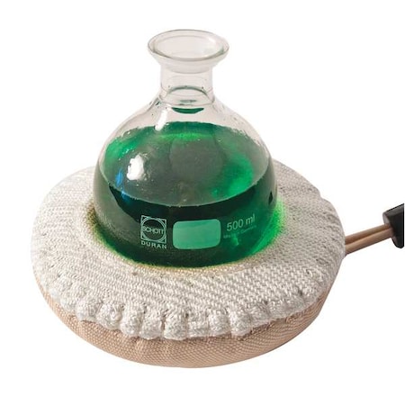 Briskheat Heating Mantle, Lower Hemisphere, 120VAC, 60W, 50mL, Temps up to 842 Degrees F HM0050-HS1