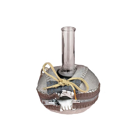 Briskheat Heating Mantle, Spherical, 240VAC, 0/270W, 500mL, Temps up to 842 Degrees F HM0500-SS2