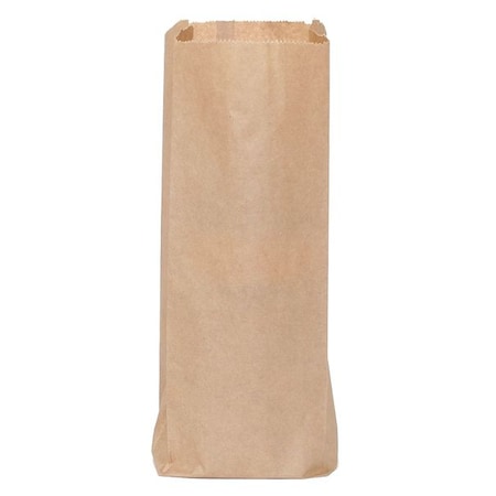 Zoro Select Merchandise Bag Pinched Bottom Litre Plus Brown, Pk500 40038