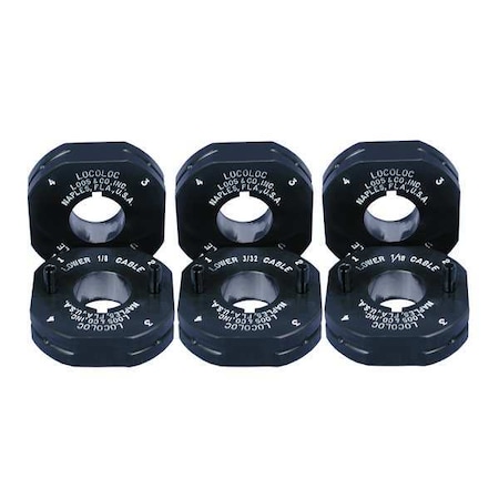 Loos Ball Terminal Roll Die Kit, 3 Sizes M1-B-KIT