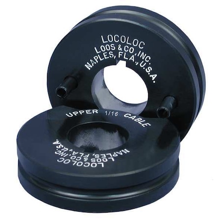 Loos Straight Shank Terminal Die Set, 1/8, PR M1-S4