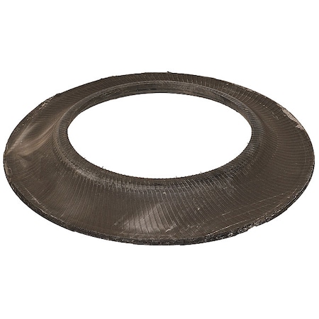 Zoro Select Channelizer Drum Base, Rubber, 3 in Height, 32 in Length, 22.5 lb, Black 03-750-TRG