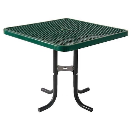 Ultrasite Picnic Table, 36" W x36" D, Green 361L-V-Green