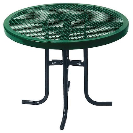 Ultrasite Picnic Table, 36" Dia., Green 361L-RDV-Green