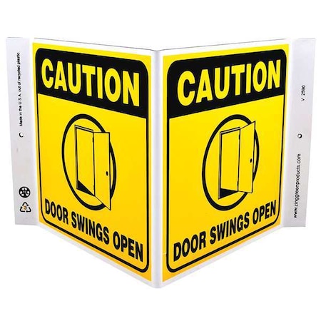 Zing Door Swings Open, Plastic, 7" x 12" 2590