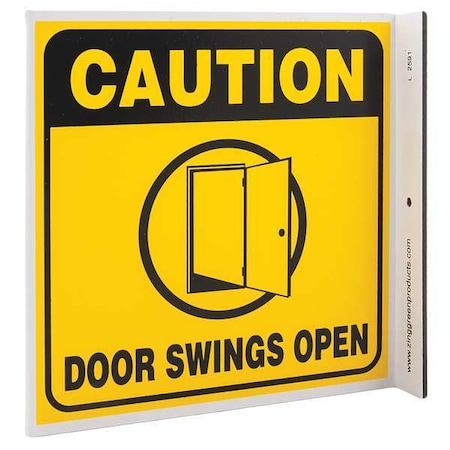 Zing Door Swings Open, Plastic, 7 in x 7 in 2591