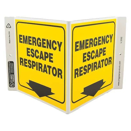 Zing Caution Sign, 7 in Height, 12 in Width, Plastic, V-Shaped, English 2592