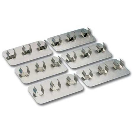 Genie ClipPlates, Metal, forTube28-30mm, PK6 SI-1122