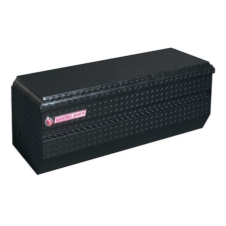 Weather Guard Truck Box, Chest, Aluminum, 47"W, Black, 10.0 cu. ft. 674-5-01