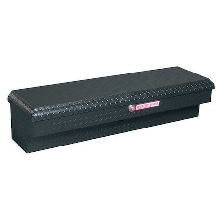 Weather Guard Truck Box, Innerside, Aluminum, 56-1/4"W, Black, 4.1 cu. ft. 174-5-01
