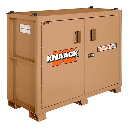 Knaack Model 1020 MONSTER BOX Jobsite Cabinet, Tan, 66" W x 30" D x 54-1/2" H 1020
