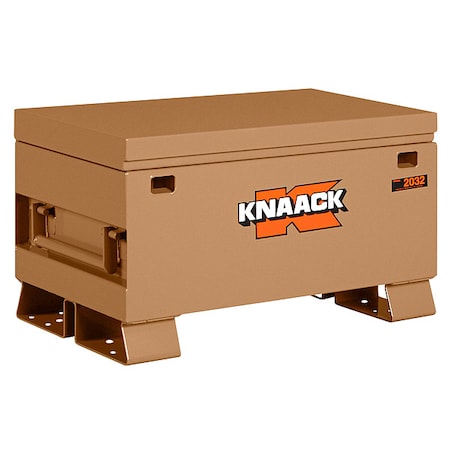 Knaack Jobsite Box, Tan, 32 in W x 19 in D x 13 in H 2032 | Zoro
