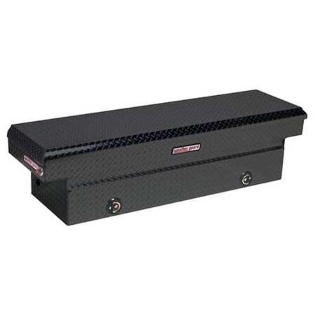 Weather Guard Truck Box, Crossover, Aluminum, 71-1/2"W, Black, 11.3 cu. ft. 127-5-02