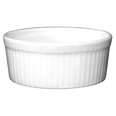 Iti Fluted Ramekin, 6 Oz, European White, PK36 RAMF-8-EW