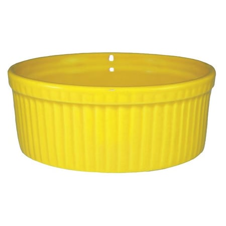 Iti Fluted Ramekin, 8 Oz, Yellow, PK36 RAMF-10-Y