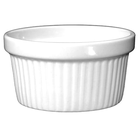 Iti Fluted Ramekin, 4 Oz, European White, PK36 RAMF-4-EW