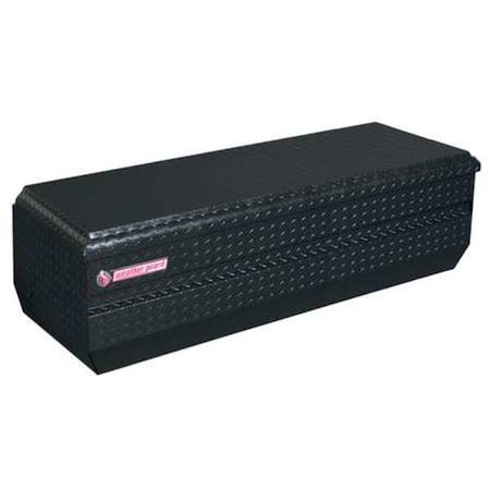 Weather Guard Truck Box, Chest, Aluminum, 62"W, Black, 18.6 cu. ft. 684-5-01