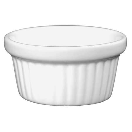 Iti Fluted Ramekin, 3 Oz, European White, PK36 RAMF-3-EW