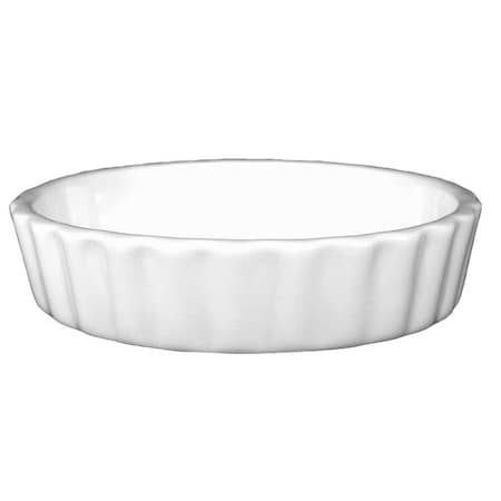 Iti Souffle Round Dish, 6 Oz, Europn Wht, PK24 SOFR-5-EW
