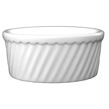 Iti Souffle Swirl Dish, 21 Oz, Europn Wht, PK24 SOFS-20-EW