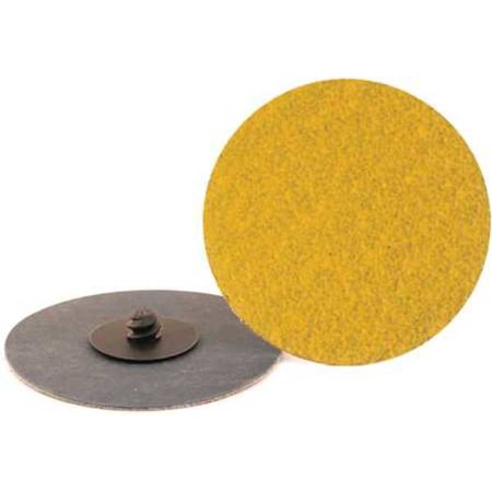 Arc Abrasives Quick Change Disc, 3in, 100Grit, TR, PK50 71-31667K
