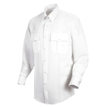 Horace Small Men's New Dimension Stretch Dress Shirt, 35% Cotton, 65% Polyester, 2 Pocket(s), White, 15 HS1116 15 32