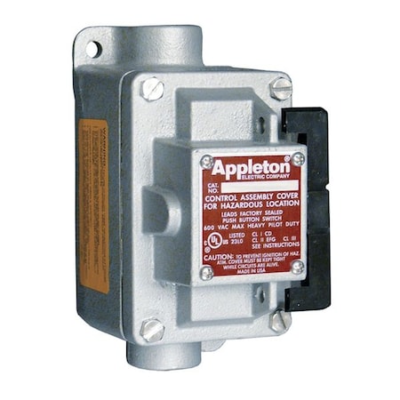 APPLETON ELECTRIC Tumbler Switch, EDSC Series, 1 Gang, 1-Pole EDSC175-R1