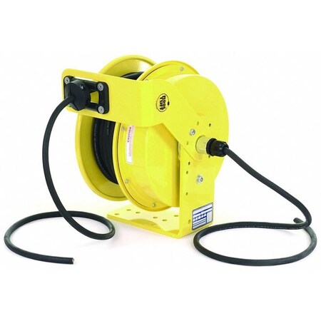 Kh Industries 70 ft. 16/3 Retractable Cord Reel 15.0 Amps 0 Outlets 600VAC Voltage RTFB3L-WW-B16O