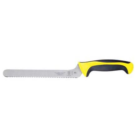 Mercer Cutlery Utility Knife, Offset, Wavy Edge, 8 In, Yllw M22418YL