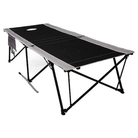 Kamp-Rite Tent Cot Kwik Cot, Black/Gray, 400 lb Capacity FC421