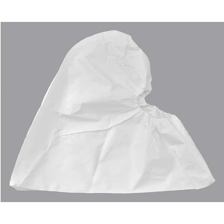 Action Chemical Disposable Hood, Promax(R) Microporous Polyolefin, Serged Seam, White, , 100 PK 1050