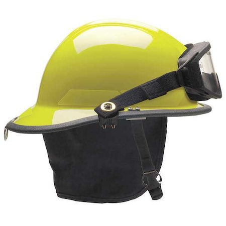Bullard Fire Helmet, Thermoplastic, 6-Point Sure-Lock(R) Ratchet, Lime-Yellow, Fits Hat Size 6-1/2 to 8 PXSLYGIZ2