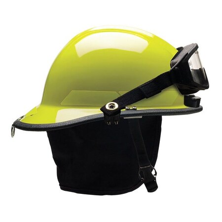 Bullard Fire Helmet, Thermoplastic, 6-Point Sure-Lock(R) Ratchet, Lime-Yellow, Fits Hat Size 6-1/2 to 8 PXSLYTLGIZ2