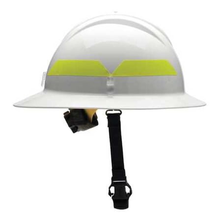 Bullard Wildland Fire Helmet, Thermoplastic, 6-Point Sure-Lock(R) Ratchet, White, Fits Hat Size 6-1/2 to 8 FHWHR
