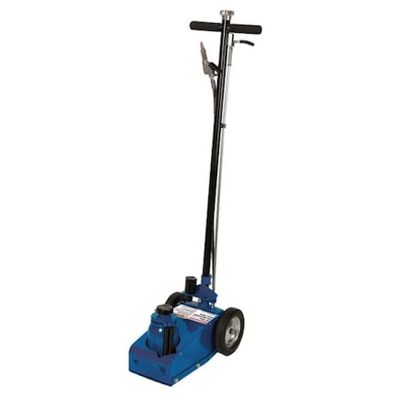 Westward 22 Tons Air/Hydraulic Service Jack 17" Max. Lifting H., 8-1/2" Min. Lifting H 13X030