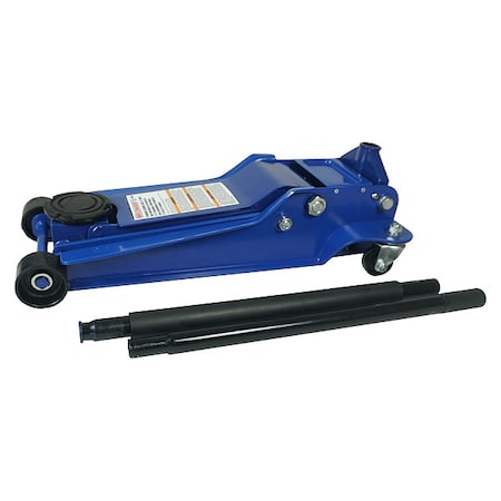 Westward 3-1/2 Tons Hydraulic Service Jack 21-5/8" Max. Lifting H., 4" Min. Lifting H 13X032