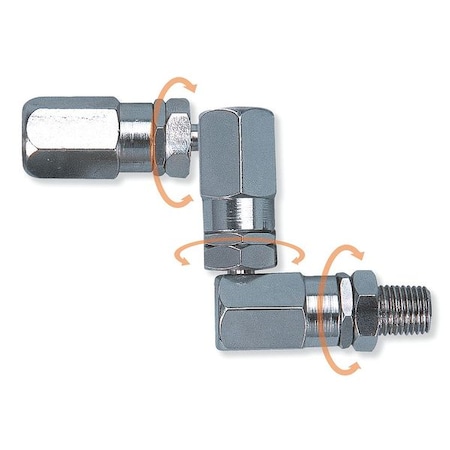 Westward Swivel, Steel, 1/4 in, FNPT, 6,000 psi 13X062