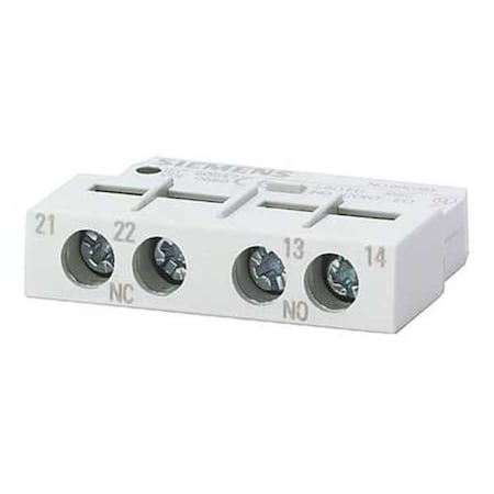 Siemens Transverse Contact Block, 1NC, 1NO 3RV19011E