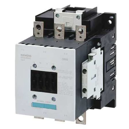 SIEMENS IEC Magnetic Contactor, 3 Poles, 110 to 127 V AC/DC, 150 A, Reversing: No 3RT10556AF363PA0