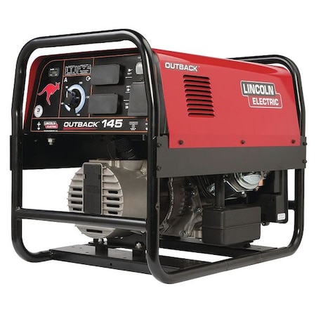 Lincoln Electric Engine-Driven Welder, Outback 145 Series, Recoil Start, 9 hp, Gas, 4,750 W Peak K2707-2